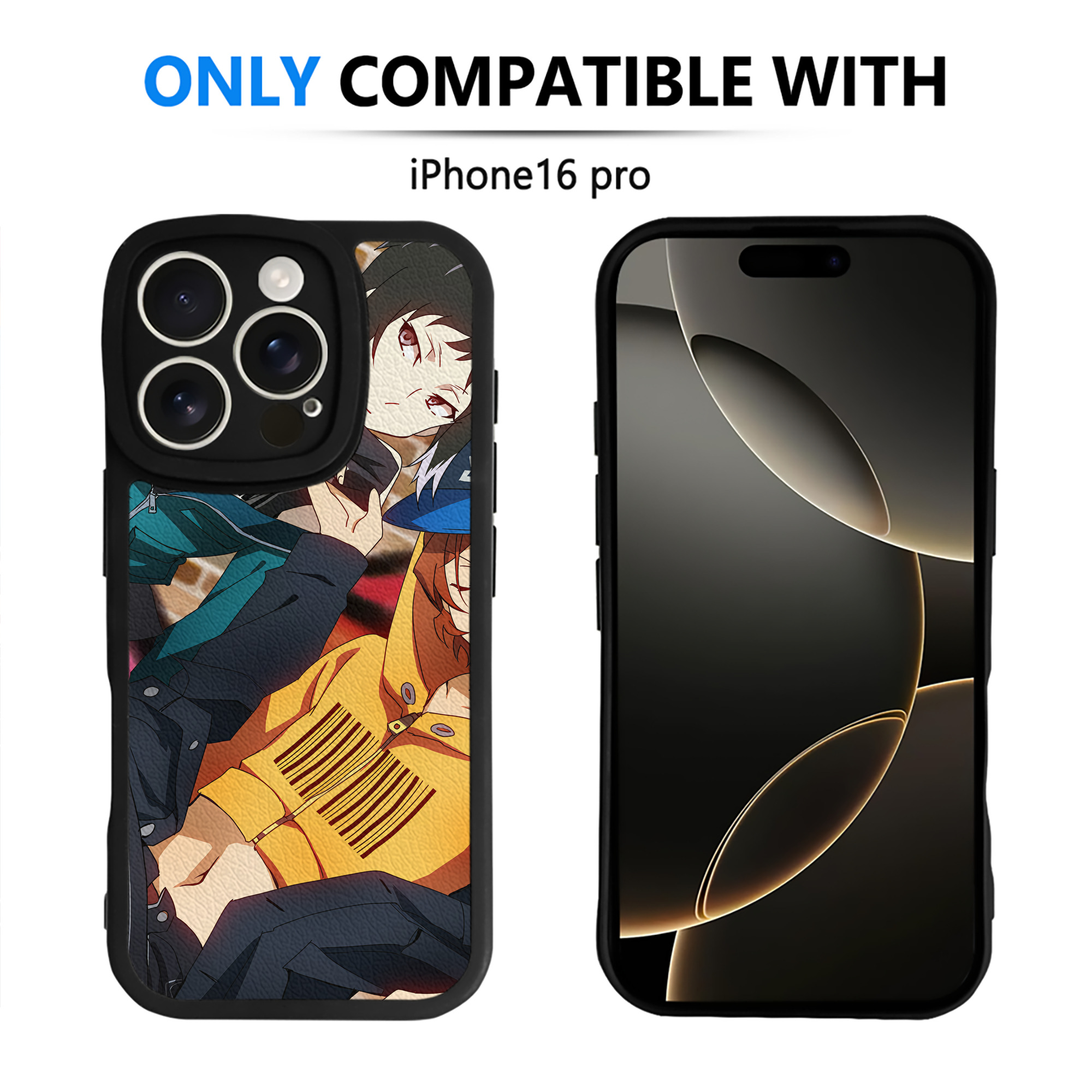 （画像用） 文豪ストレイドッグス Bungo Stray Dogs 【iPhone 16シリーズ対応】シリコンスマホケース（レザー調） 材質：シリコン